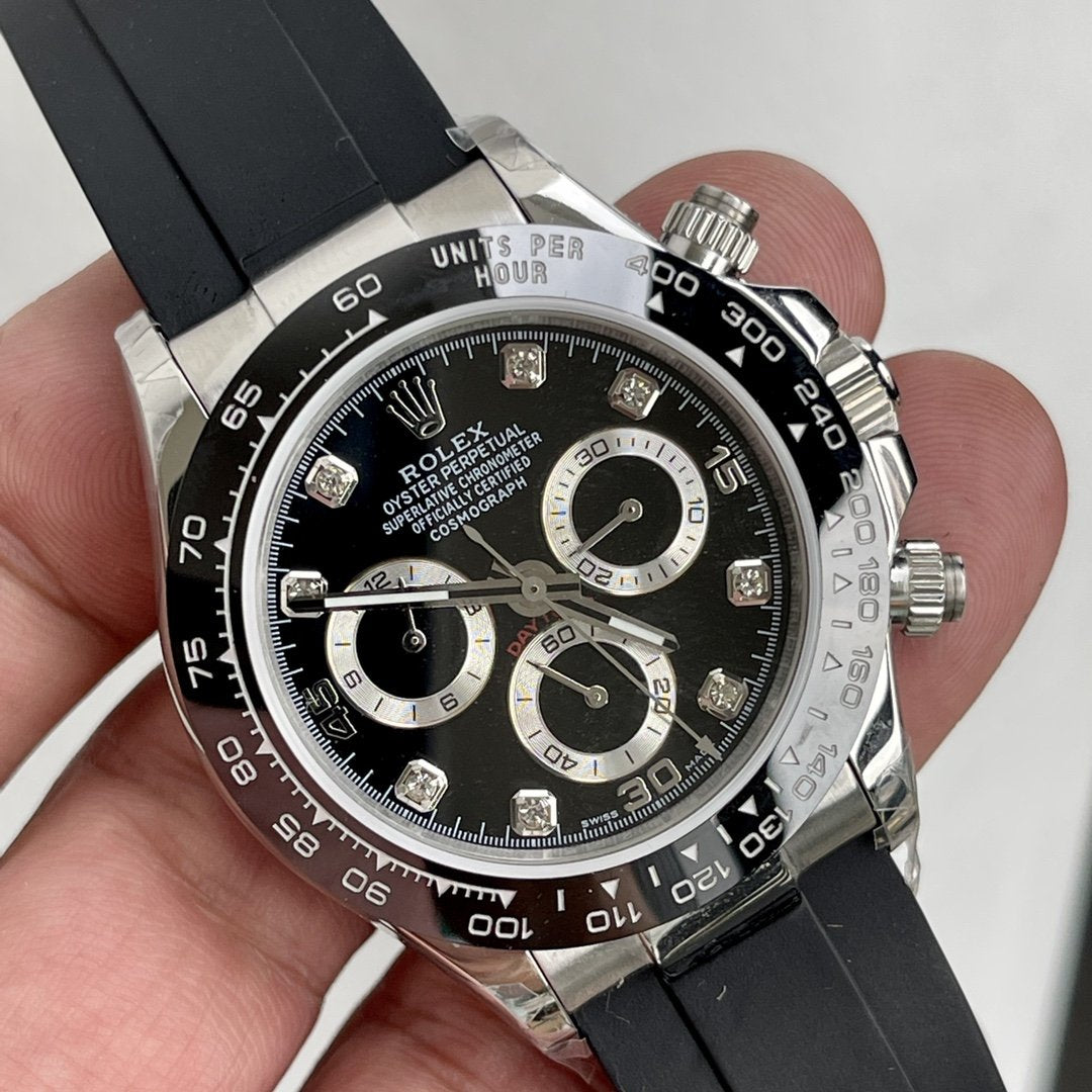 DAYTONA STEEL CASE CERAMIC DIAMOND NUMERALS