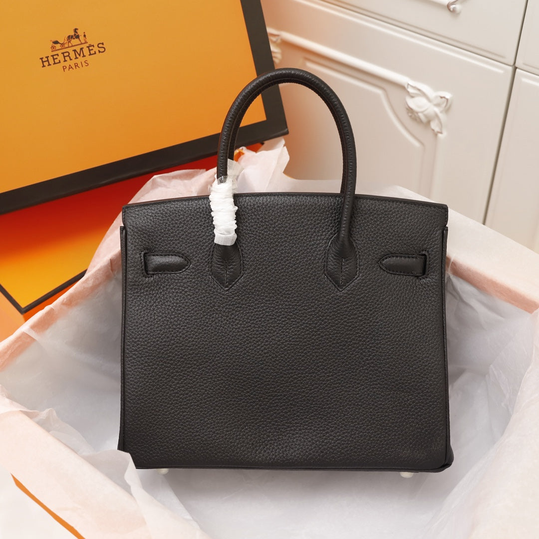 HM BIRKIN BAG 35 BLACK TOGO GOLD HARDWARE