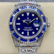Rolex Submariner Date Blue Dial Full Diamond