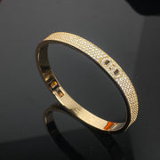 H Pig Nose Full Diamond Bracelet