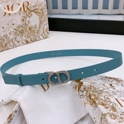 Dior Crystal Buckle Belt 20mm Smooth Calfskin 186307