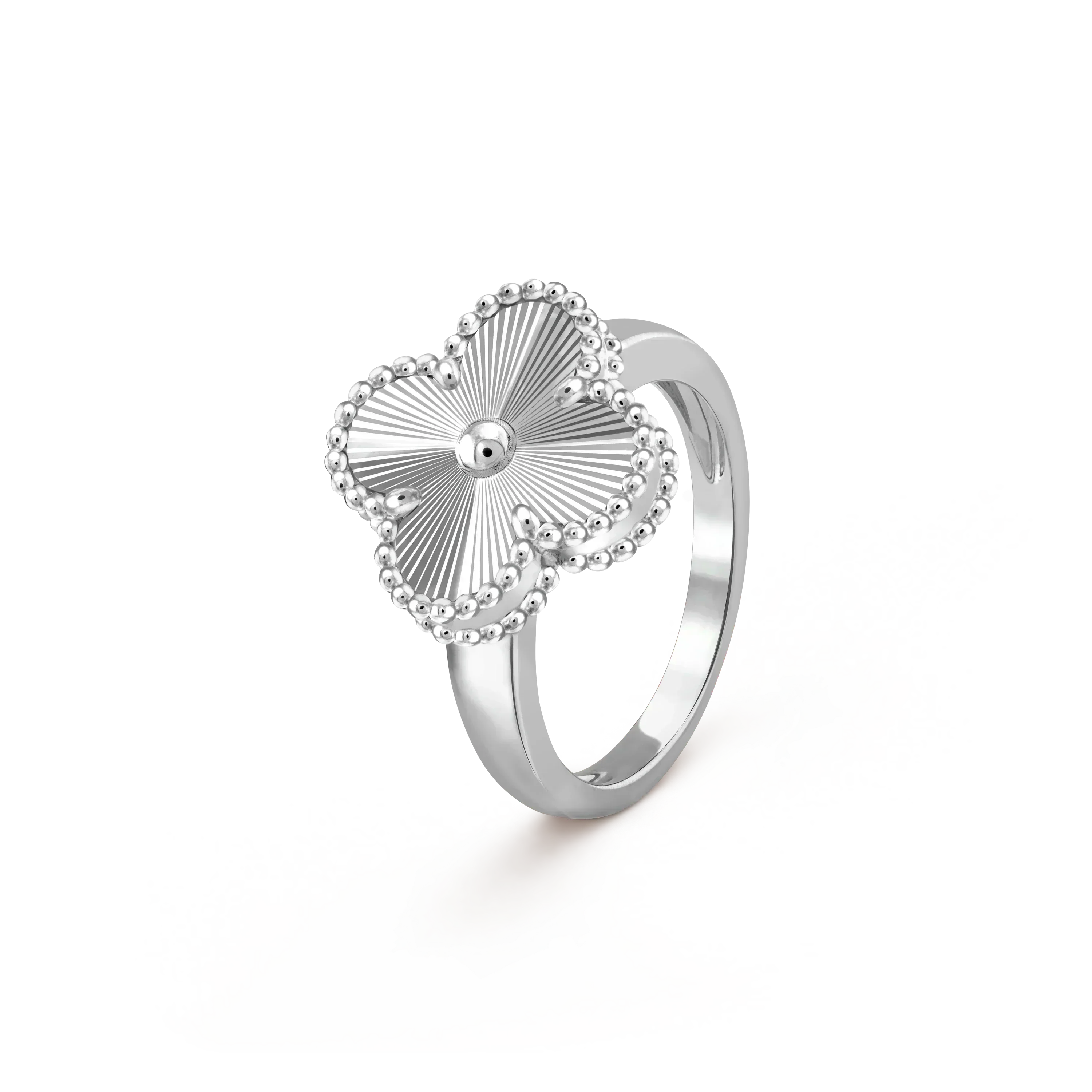 CLOVER SILVER RING