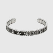 GG BRACELET DOUBLE G SILVER