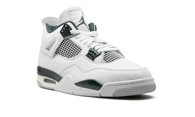 Nike Air Jordan 4 Retro Oxidized Green White Leather