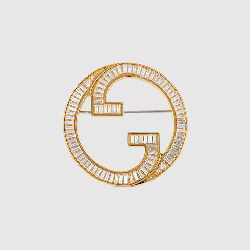 Gucci Brooch Gold 197565