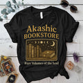 Akashic Bookstore T-Shirt Mockup Black