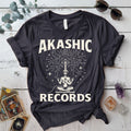 Akashic Divine Download T-Shirt Mockup Dark Heather Grey