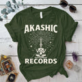 Akashic Divine Download T-Shirt Mockup Military Green
