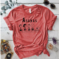 Asanas Crosswalk T-Shirt Mockup coral-silk