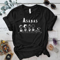 Asanas Crosswalk T-Shirt Mockup black