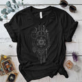 Atlas Map T-Shirt Mockup Black