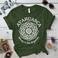 Ayahuasca Gateway T-Shirt Mockup Military Green