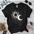 Celestial Chandelier T-Shirt Mockup Black