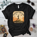 Celestial Flow Club T-Shirt Mockup Black