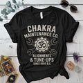 Chakra Maintenance Co T-Shirt Mockup Black