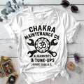 Chakra Maintenance Co T-Shirt Mockup White