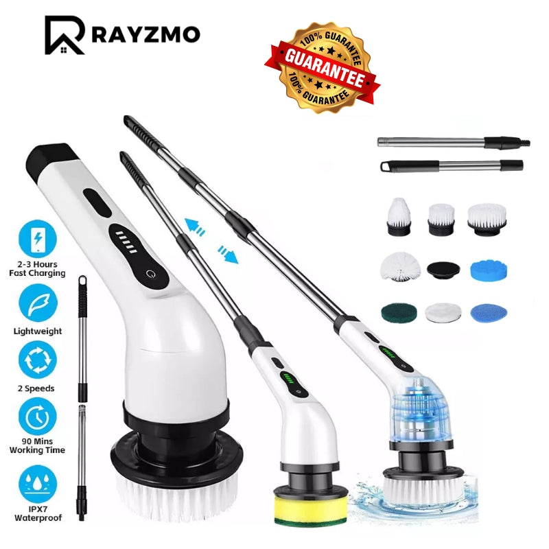 Electric Multi-Surface Cleaning Brush for Home