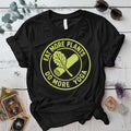 Eat More Plants Do More Yoga T-Shirt Mockup Black