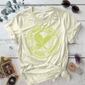 Eat More Plants Do More Yoga T-Shirt Mockup Natural