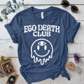Ego Death Club T-Shirt Mockup indigo-blue