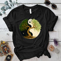 Eternal Roots of Balance T-Shirt Mockup black