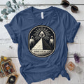 Eye of the Ascended T-Shirt Mockup Indigo Blue