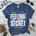 Feeling Is The Secret T-Shirt Mockup Maroon