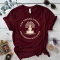 Flow Through Struggle T-Shirt Mockup Maroon