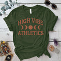 High Vibe Athletics T-Shirt Mockup Military Green
