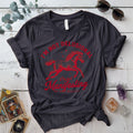 Im Not Delusional Horse T Shirt Dark Heather Grey Mockup