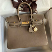 Hermes 2026 Birkin 25cm Etoupe Togo Leather Best Version