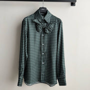 Dior 2026 Bow Shirt Green Cotton