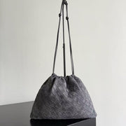 Bottega Veneta 2026 Dust Bag 32cm Gray Suede