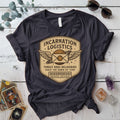 Incarnation Logistics T-Shirt Mockup Dark Heather Grey