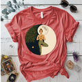 Inner Peace Eclipse T-Shirt Mockup Coral Silk