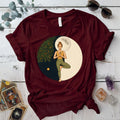 Inner Peace Eclipse T-Shirt Mockup Maroon