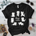 Keep Calm Cats T-Shirt Mockup black
