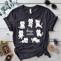 Keep Calm Cats T-Shirt Mockup dark-heather-grey
