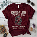 Kundalini Energy T-Shirt Mockup Maroon