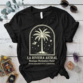 La Riviera Astral T-Shirt Mockup black