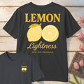 Lemon Lightness T-Shirt Mockup dark-heather-grey