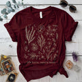 Life Hurt Nature Heals T-Shirt Mockup Military Green