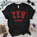 Zen Lotus Pose 11 11 T Shirt Black Mockup