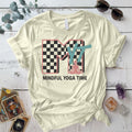 Mindful Yoga Time T-Shirt Mockup natural