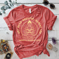 Mindful Reading Club T-Shirt Mockup Coral Silk