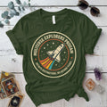 Multiverse Explorers Program T-Shirt Mockup Military Green