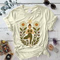 Om Bloom Serenity T-Shirt Mockup Natural