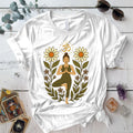 Om Bloom Serenity T-Shirt Mockup White