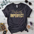 Perfectly Imperfect T-Shirt Mockup Dark Heather Grey