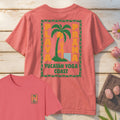 Playa Prana T-Shirt Mockup maroon